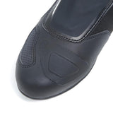 TCX - R04D Waterproof, Zapatillas de Moto Impermeables para Hombre, Certificadas con Membrana T-DRY, Cordones y Cierre de Velcro, Parte Superior de Malla, Negro/Blanco