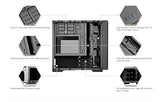 Silverstone SST-LD01B Lucid Serie Mini Tower Micro ATX - Caja para Ordenador (3 Paneles Laterales de Cristal Templado)