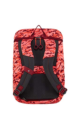 Samsonite Neoknit - 15.6 Pulgadas Mochila para Portátil, 45 cm, 17 L, Multicolor (Fluo Red Camo)