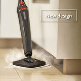 Vileda Steam PLUS + Recambio Power Pad, Mopa a vapor para una limpieza más higiénica, elimina el 99,9% de bacterias, óptima para alfombras y moquetas, apto par todo tipo de suelos