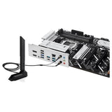 ASUS PRIME B850-PLUS WIFI - Placa base AMD B850 ATX, DDR5, PCIe 5.0 Ready, tres ranuras M.2, Wi-Fi 6E, Realtek 2.5Gb Ethernet, DisplayPort, HDMI, USB 10 Gbps Tipo-A y Tipo-C, BIOS FlashBack, Aura Sync