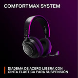 SteelSeries Arctis Nova 7 Wireless - Cascos Gaming Inalámbricos Multisistema - Controladores magnéticos de neodimio - 2,4GHz + Bluetooth - 38h de batería - Micro ClearCast Gen2 IA - PC,PS5,VR