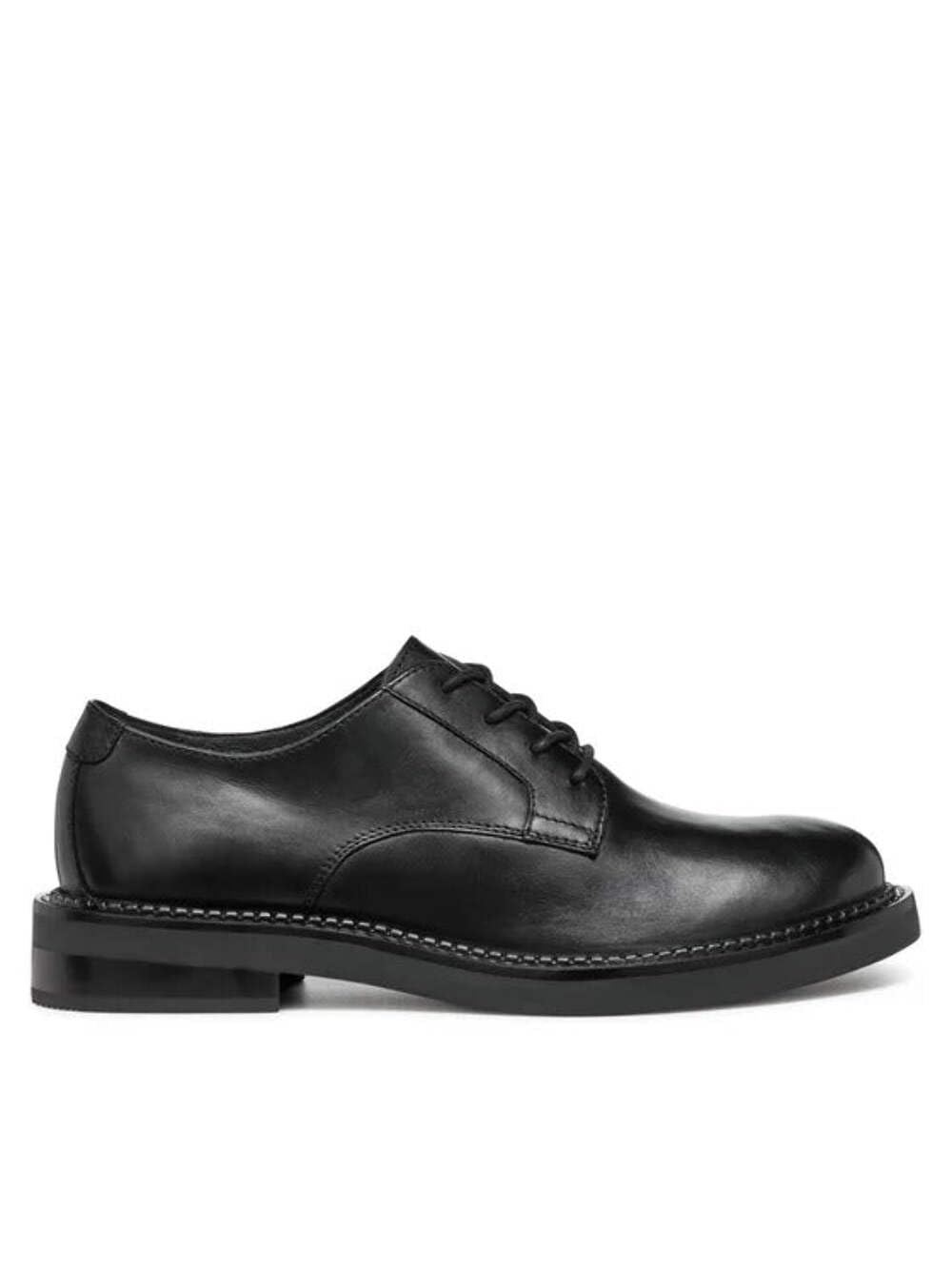 Geox D Serilda E, Oxford Mujer, Negro, 40 EU
