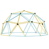 VEVOR Climbing Dome, Jungle Gym Supports 750 lbs. and Easy Assembly, 12-Foot Geometric Play Centre for Kids 3-10 Years Old, with Climbing Grip, Outdoor Playground Equipment