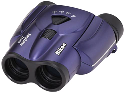 Nikon , Sportstar Zoom 8 24×25 Azul Oscuro Binoculares, Azul (Blue), S