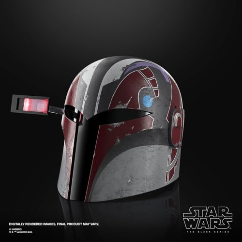 Star Wars The Black Series - Sabine Wren - Casco electrónico premium - Artículo para juego de rol de adultos