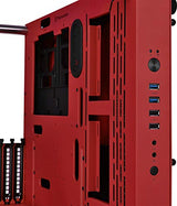 Thermaltake Core P3 TG - Caja de PC (Mid Tower, Wallmount, LCS Ready) Color Rojo