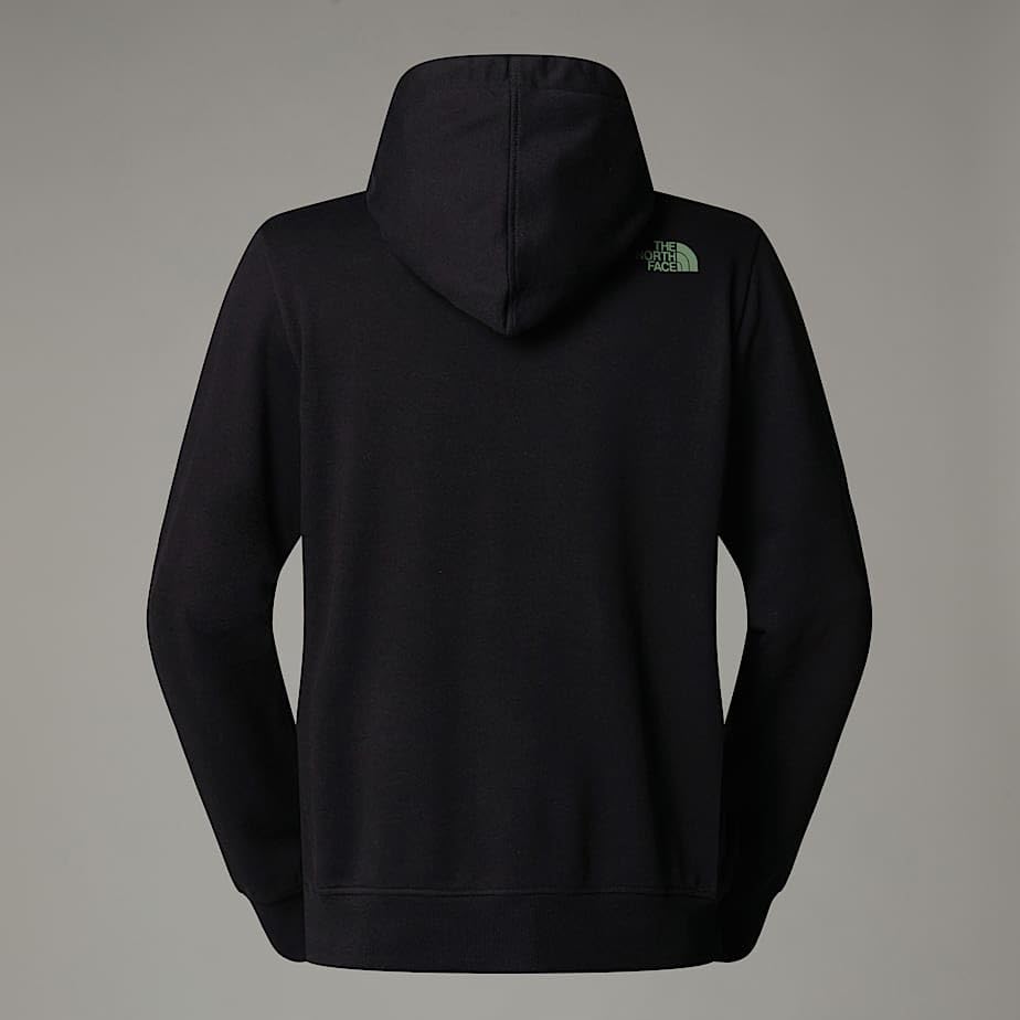 THE NORTH FACE NF0A8C20JK3 M Outdoor Graphic Hoodie Sweatshirt Hombre TNF Black Tamaño L