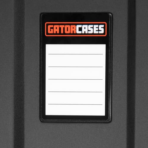 Gator Cases GTR-MINIVAULT-B2 Mini Vault - Funda Exterior de Polietileno con Paredes Gruesas para bajo eléctrico, Color Negro, Negro, Flightcase