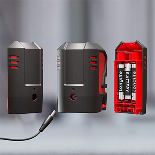 Leica Lino L2P5: Nivel láser de punto y líneas cruzadas con batería Li-Ion, cargador, adaptador magnético innovador en una carcasa (láser rojo, alcance de trabajo: 25 m)