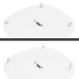 My Wall HS 23 WL Pedestal para Altavoz Extensible, Soporte de Suelo, Regulable en Altura Blanca 2 Piezas.