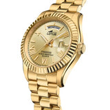 Reloj Lotus para Hombre 18857/1 Freedom Caja de Acero Inoxidable 316l Dorado Correa de Acero Inoxidable 316l Dorado