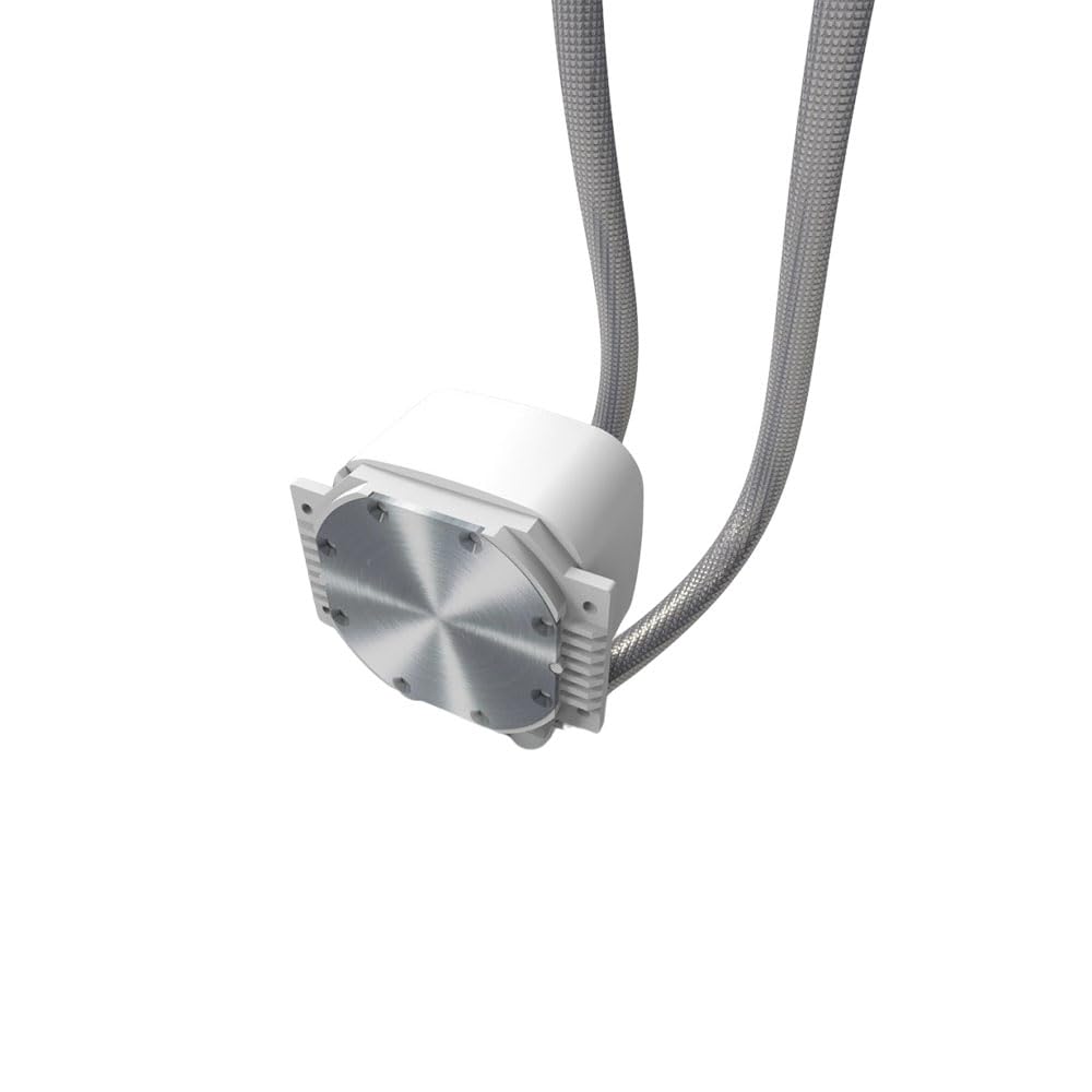Vida Aquilo - Enfriador de CPU líquido ARGB de 360 mm, 3 ventiladores ARGB PWM, cabezal de bomba RGB con espejo infinito, color blanco