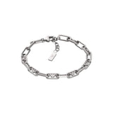 Emporio Armani Pulsera para hombre de acero inoxidable o de cuentas con cierre de langosta