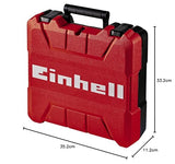 Einhell Amoladora angular con batería TE-AG 18/115 Li Kit Power X-Change (18 V, 115 mm diámetro de disco, 28 mm profundidad de corte, incl. 3,0 Ah batería y cargador), Rojo