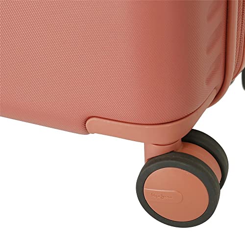 Pepe Jeans Jane Maleta de cabina Rojo 40x55x20 cms Rígida ABS Cierre TSA integrado 37L 3,22 kgs 4 Ruedas dobles Equipaje de Mano