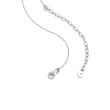 Emporio Armani Collar de plata de ley con cierre de langosta para mujer