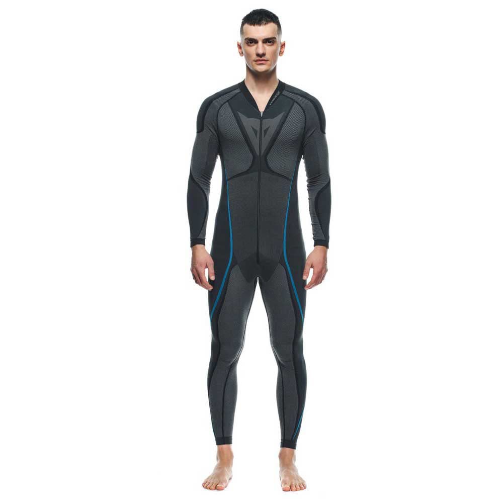 Dainese Dry Suit Capa de Base, Negro/Azul, M para Hombre