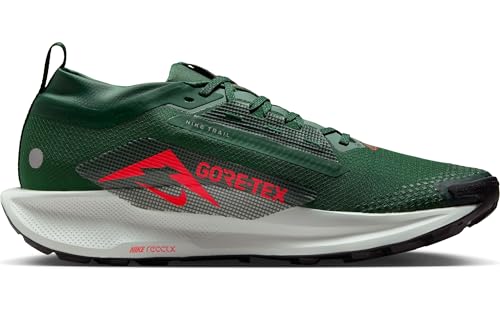 NIKE Pegasus Trail 5 Gore-Tex, Sneaker Hombre, Fir Bright Crimson Clay Green, 45.5 EU