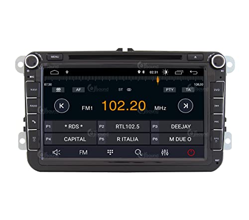 Radio de Coche para Volkswagen Golf Sharan Tiguan Android GPS Bluetooth WiFi USB Dab+ Touchscreen 8" 5core Carplay AndroidAuto