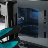 Makita MW001GZ - Microondas con batería, 40 V, máx. 350/500 W, 8 L (sin batería, sin cargador)
