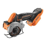 AEG – Duo Brushless: Taladro de percusión sin escobillas Subcompact 18V, mini sierra multimaterial sin escobillas Subcompact 18V, 2 baterías de 2,0 Ah, cargador, bolsa – JP18A2SBL-202B