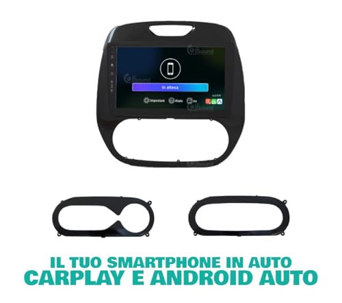 Radio de Coche para Renault Captur 2013-2016 (con medianav o USB Central) Android GPS Bluetooth WiFi USB Dab+ Touchscreen 9" 8core Carplay AndroidAuto