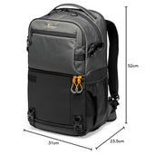 Lowepro LP37331-PWW Fastpack PRO BP 250 AW III - Mochila para Cámaras de Fotos Reflex DSLR Sin Espejo, Nikon D850, 300D Ripstop, con Acceso QuickDoor, Compartimento Para Portátil de 15”