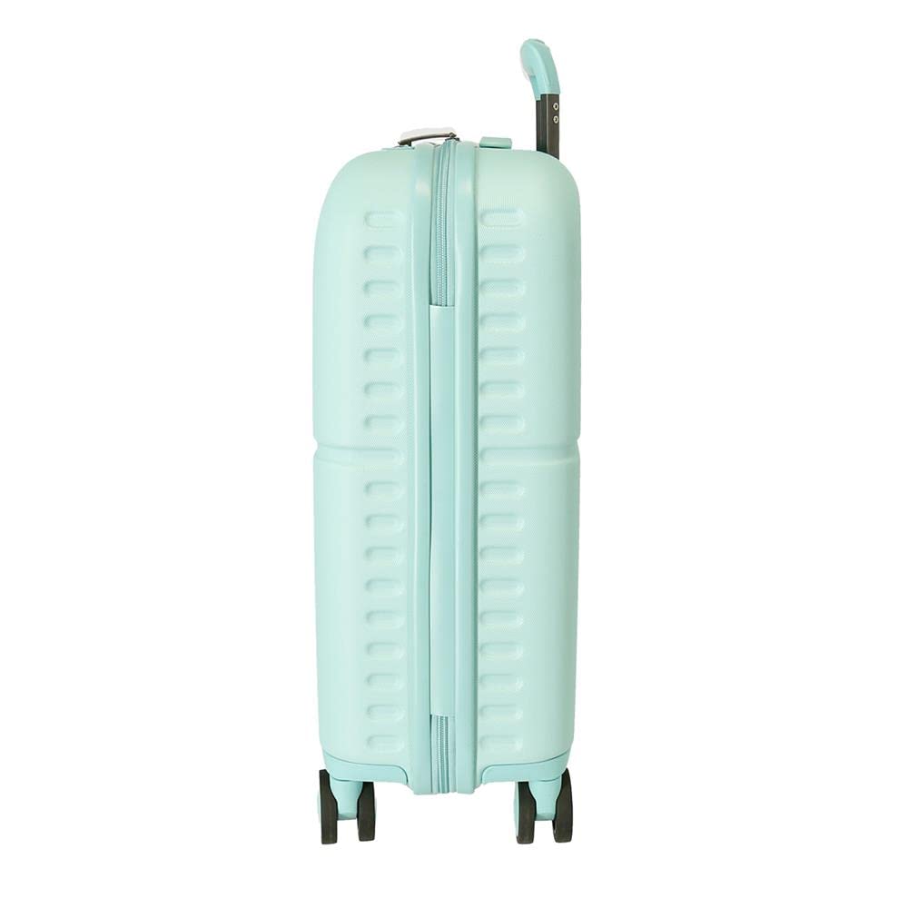 Pepe Jeans Chest Maleta de cabina azul 40x55x20 cms Rígida ABS Cierre TSA integrado 37L 3,22 kgs 7 Ruedas dobles Equipaje de Mano