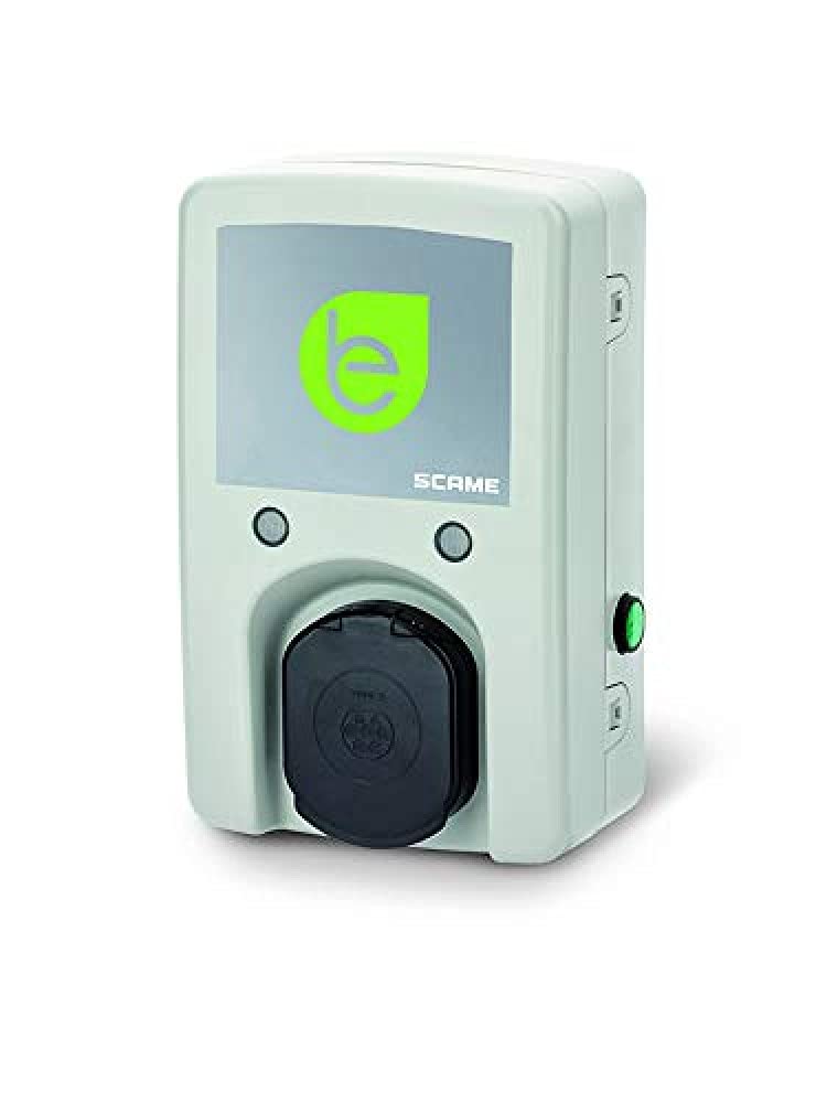 Scame - 204.WB11E-T232DY Wall Box Serie Libre para la Carga de Vehículos Eléctricos 32A - Toma Tipo 2 de 7,4 kW