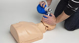 PRACTI-MAN Maniquíes de entrenamiento de RCP con 4 maniquíes, 20 pulmones, 8 válvulas, 1 bolsa de transporte con alfombrilla, 56501
