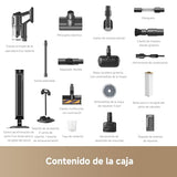 Dreame Z40 Station Aspiradora Escoba sin Cable con Vaciado Automático, Cepillo Multifunción Revelador de Polvo, Filtro Hepa, Herramienta de Fregado en Húmedo, Detección de Suciedad, 310 AW