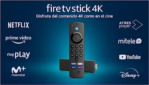 Amazon Fire TV Stick 4K con mando por voz Alexa (incluye controles para el televisor), 1.ª generación