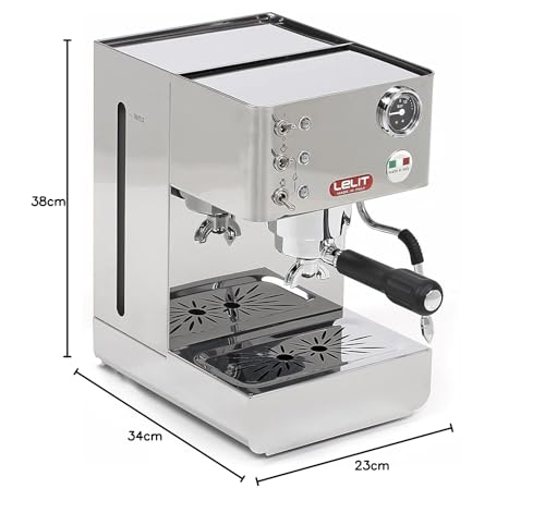 Lelit Anna Máquina de Café - Con Espumador de Leche - PL41LEM-2G80 - Acero Inoxidable Pulido
