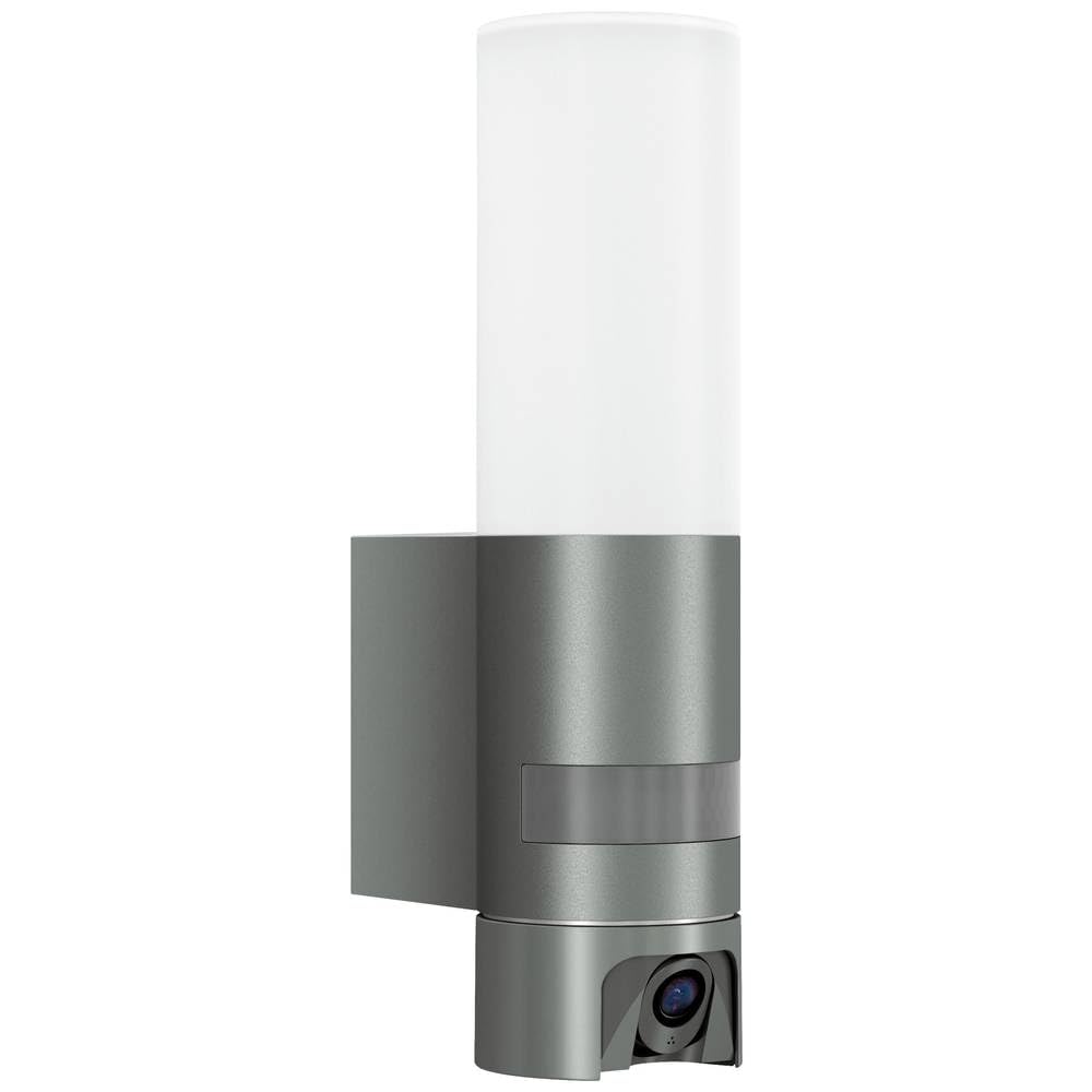 Steinel L 620 CAM Iluminación LED para exteriores, en color antracita, con sensor de movimiento, cámara de vigilancia Full HD, intercomunicador y tarjeta SD de 16 GB, ideal como lámpara LED de pared