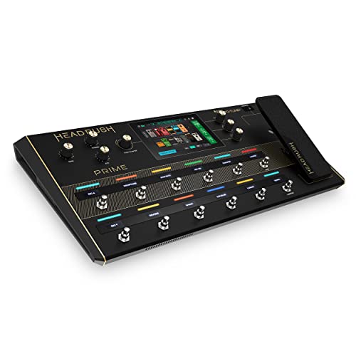 HeadRush Prime - Pedal Multiefectos Guitarra y Voz, Procesador de Modelado con Amp Cloner, Antares Auto-Tune, WiFi, Pantalla Táctil, Looper y Bluetooth