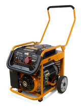 FEIDER Grupo Electrogénico Gasolina Trifásico 8500 W Tecnología AVR, Arranque Eléctrico, Motor 19 CV, Capacidad Tanque 25 L, Asa De Transporte, Kit De Ruedas Astillero – FG8500ES