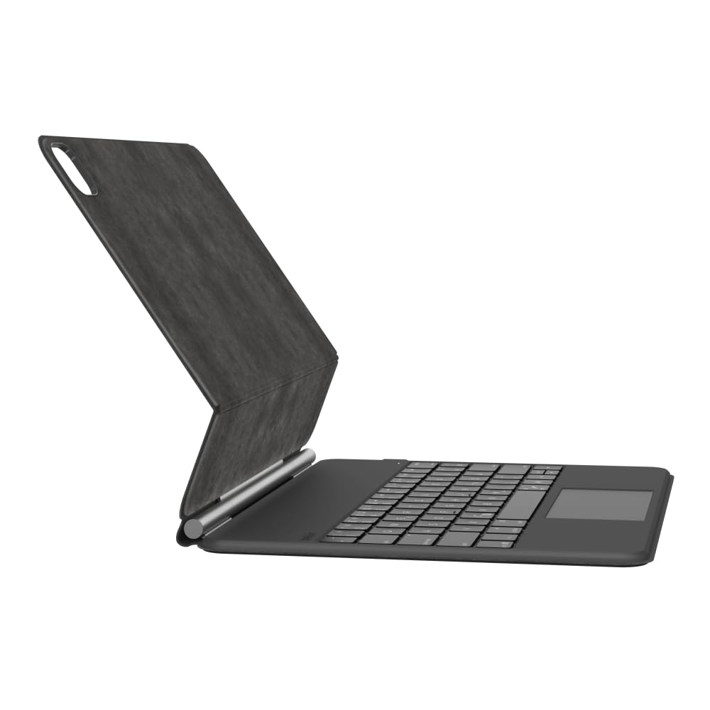 Belkin Teclado Bluetooth Pro con Funda y Soporte magnético, Teclado para iPad, Control Multi-gestor, Soporte magnético para lápiz de Apple, QWERTZ, Teclas Multimedia para iPad Air M2 de 13 Pulgadas y