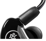 MACKIE MP-120 monitores intraurales (IEM) con aislamiento acústico y conectores MMCX giratorios