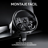 Logitech G PRO Racing Wheel, PC, fuerza de 11 N⋅m, accionamiento directo, Force Feedback TRUEFORCE,palancas de cambio magnéticas, doble embrague,pantalla OLED, desacople rápido, distribución PRO