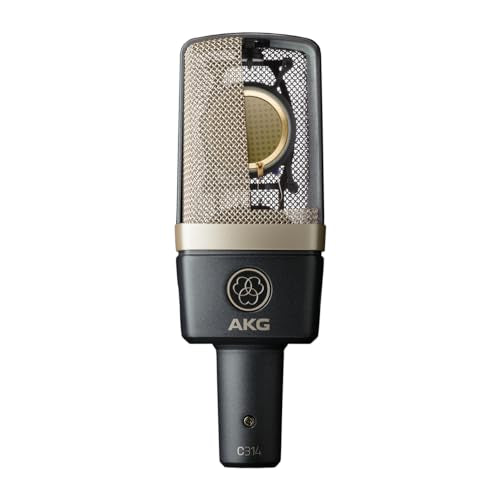 AKG C314 nuevo profesional multipatrón condensador micrófono, Negro