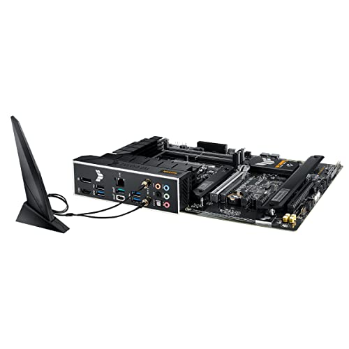 TUF Gaming B760-PLUS WiFi - Placa Base ATX Intel B760 (LGA 1700) con DDR5, Ranura PCIe 5.0, 3X PCIe 4.0 M.2, 12+1 DrMOS, 2.5Gb Ethernet, DisplayPort, HDMI, USB 3.2 Gen 2 Tipo C, Aura Sync