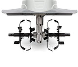 IKRA motoazada eléctrica motocultor cultivador Fem 1500, Ancho útil 17-45cm, Profundidad 23cm, Incluye extirpador Manual