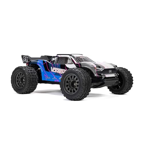ARRMA VORTEKS Mega 550 2WD Coche teledirigido 1/10, Stadium Truck, más de 30 km/h, actualizable, Incluye Accesorios, Azul, ARA3205T1