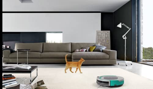 LINEA TIELLE LIFE TECHNOLOGIES Robot Aspirador Limpiador de Suelos Sensor Cleaner Plus WN Profesional con Kit Animal Care y mapeo de ambientes