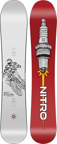 Nitro Tabla de Snowboard para Hombre Alternaturor BRD´25, Allmountainboard, Directional, True Camber, All-Terrain, Mid-Wide hasta Wide, según la Longitud, 154