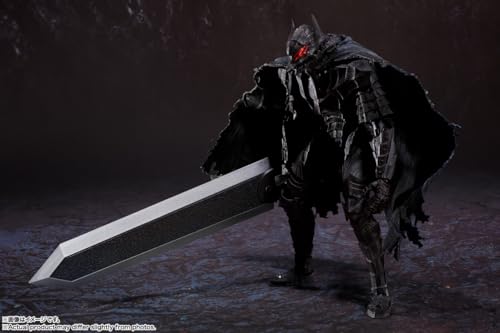TAMASHII NATIONS S.H. Figuarts Berserk Guts (Armadura Berserk) - Apasionado - Aprox. 160 mm, ABS, PVC y Tela, Figura de acción prepintada