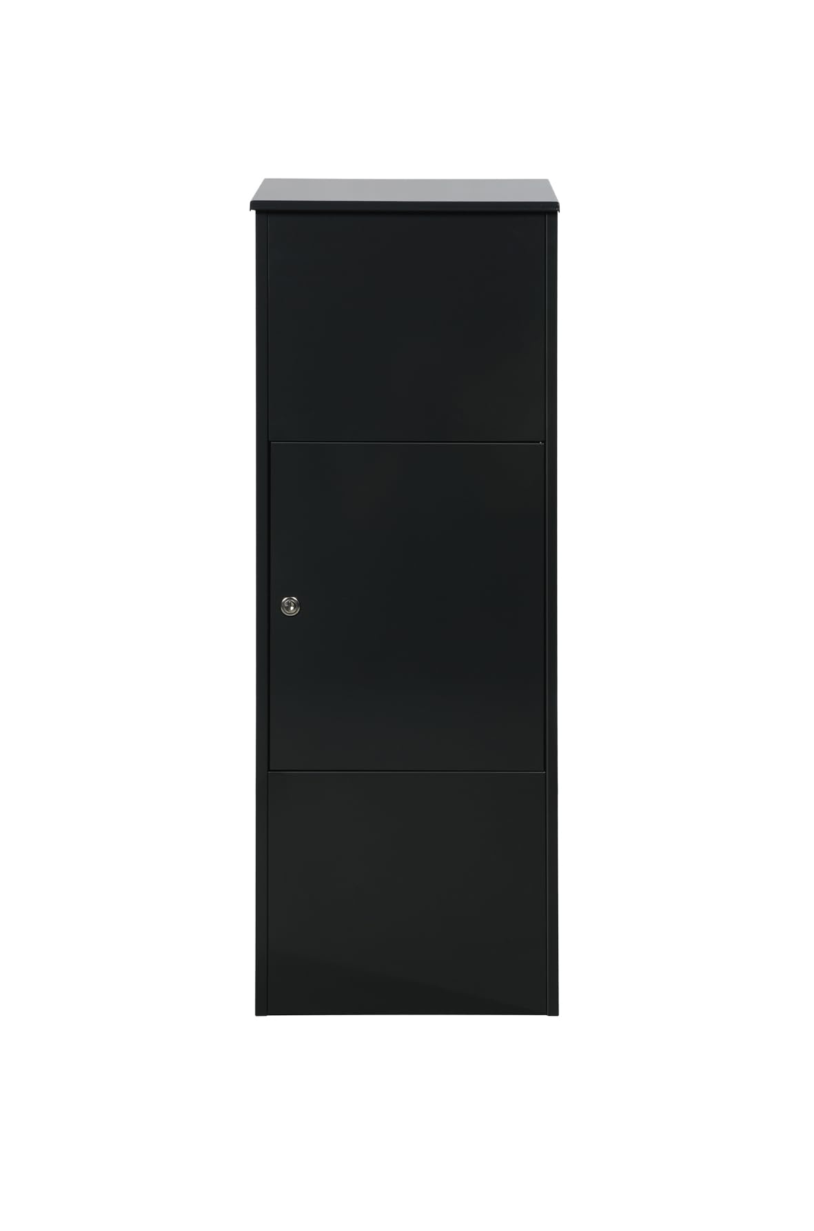 MeFa Bosca 408100M 408 - Buzón de Acero galvanizado (RAL 9005), Color Negro