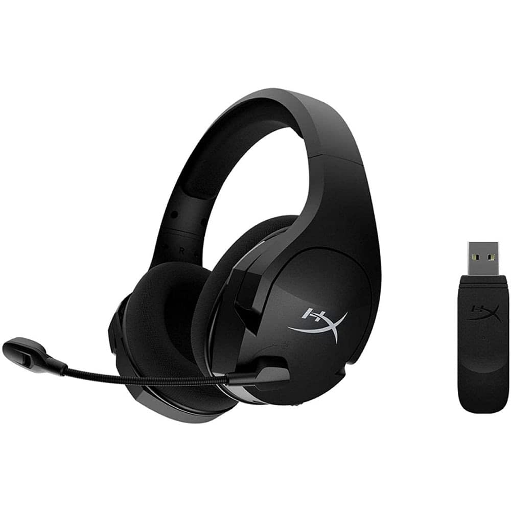 HyperX Cloud Stinger Core, Auriculares inalámbricos ligeros para juegos, DTS Headphone:X spatial audio, para PC