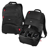 Hama Mochila unisex Matera para cámara (paquete de 1), Black, 30 x 14 x 35 cm, 30 cm x 14 cm x 35 cm